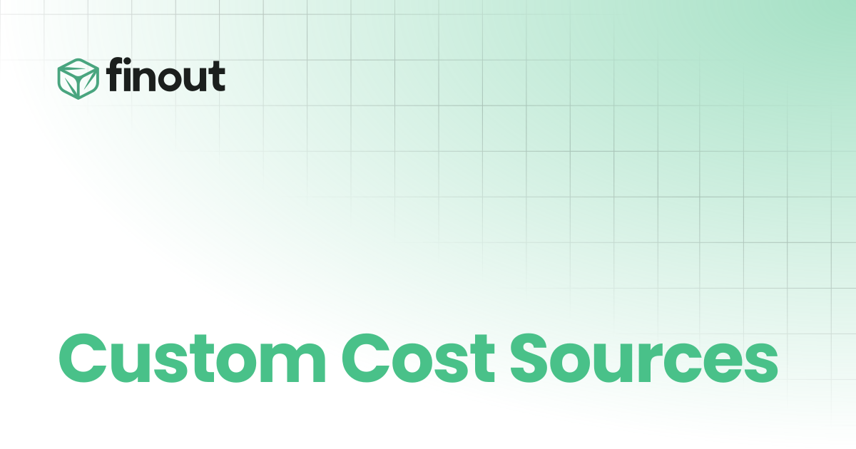 Third party finout docs