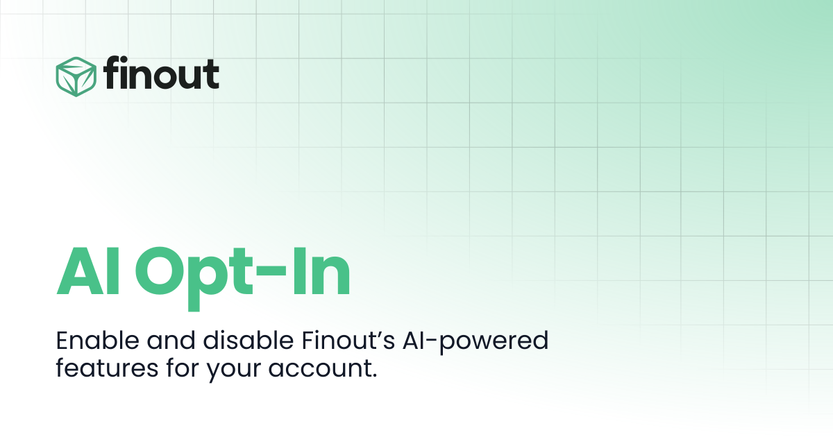 AI Opt-In | Finout Docs