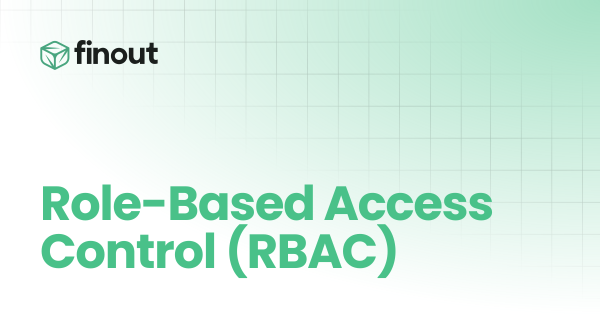 Role-Based Access Control (RBAC) | Finout Docs